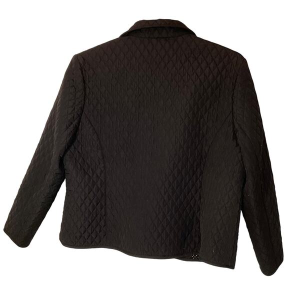 Tara Jones Black Longsleeve Lightweight Quilted Lined Jacket 18W - Picture 2 of 7